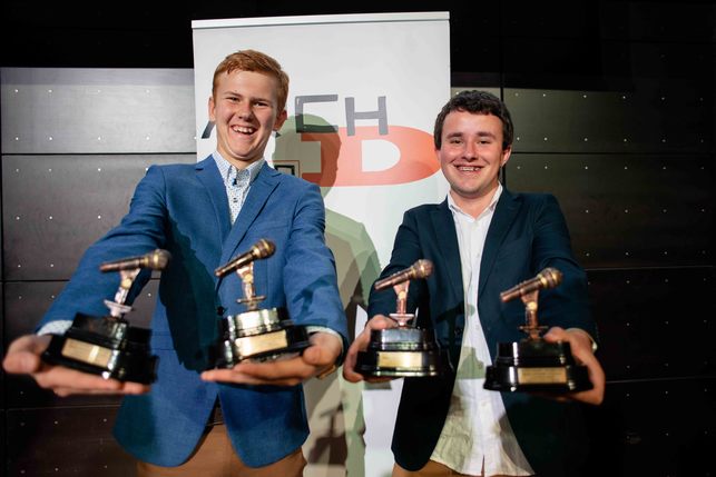 Lachlan Price & Edward Layzell (L-R) Winners 'Radio Podcast of the Year'.jpg