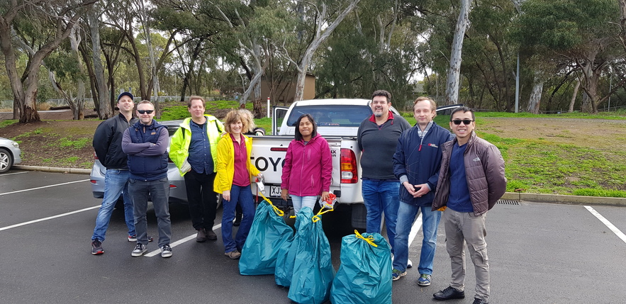 a Team - And a very small sample of the clean up.jpg