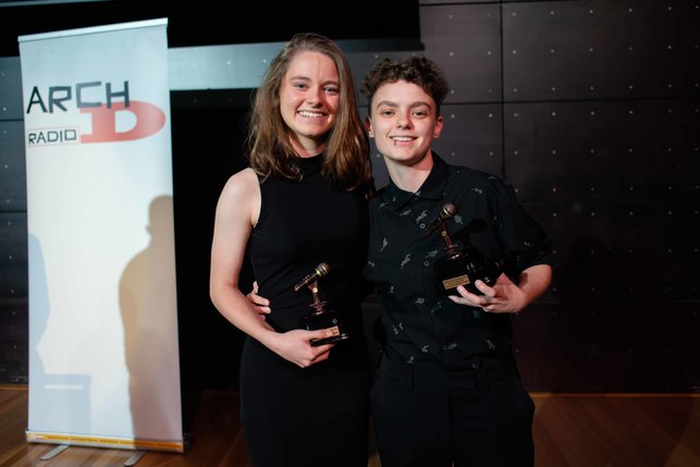 Lilli Ragless & Lauren Bartholomew (L-R) Winners - Best On Air Team.jpg